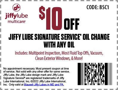 jiffy lube brake light bulb replacement cost